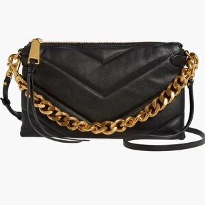 Rebecca Minkoff Edie Maxi Medium Leather Chain Crossbody Bag